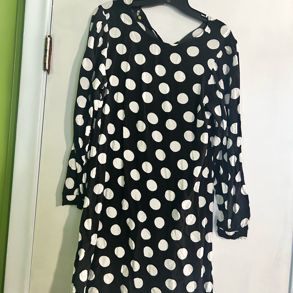 Black and White Polka Dot Dress